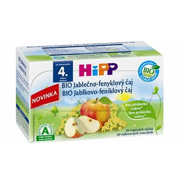 HIPP BIO Jablečno-fenyklový čaj nálevové sáčky 20x1.5g
