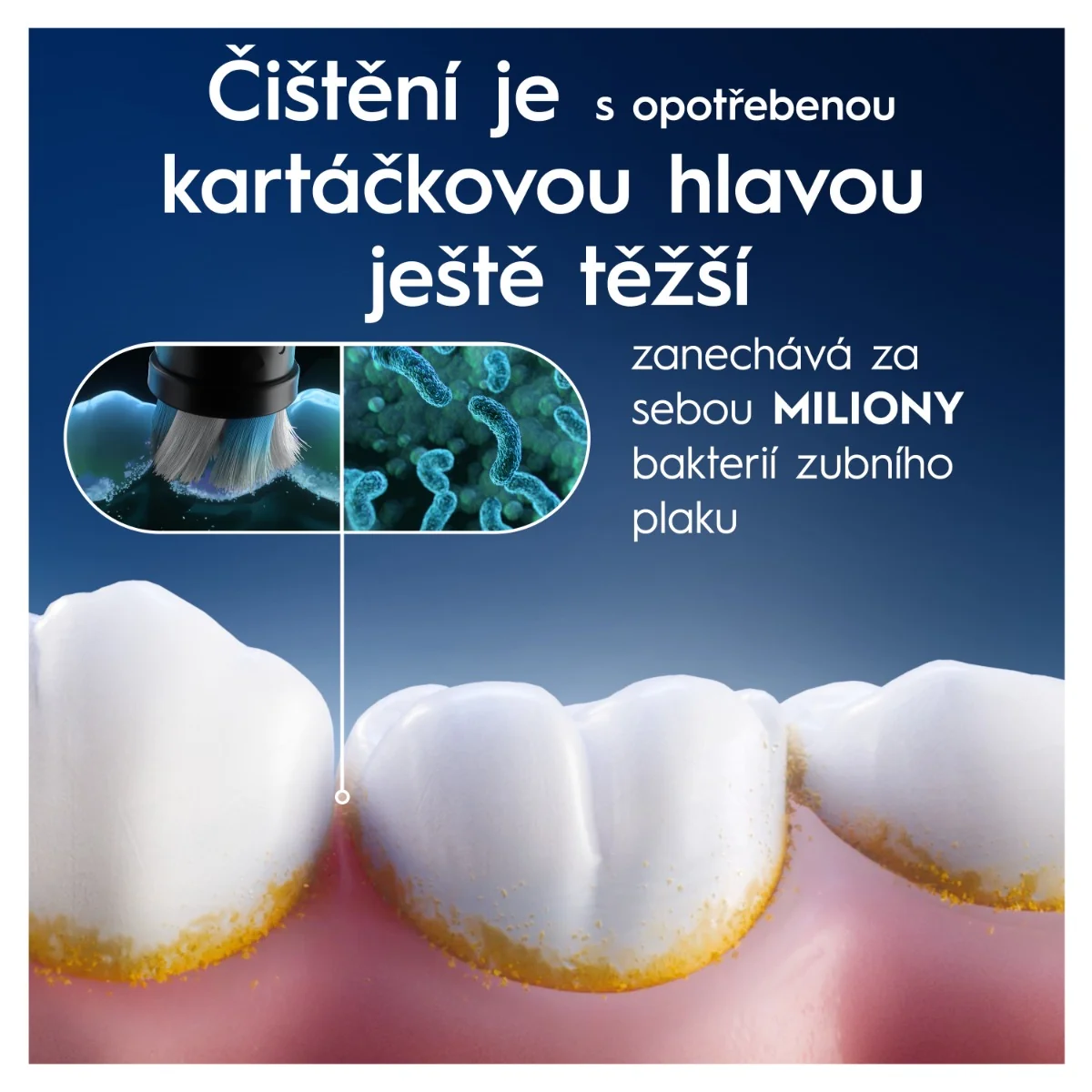 Oral-B iO Interdental Clean kartáčkové hlavy 2 ks bílé