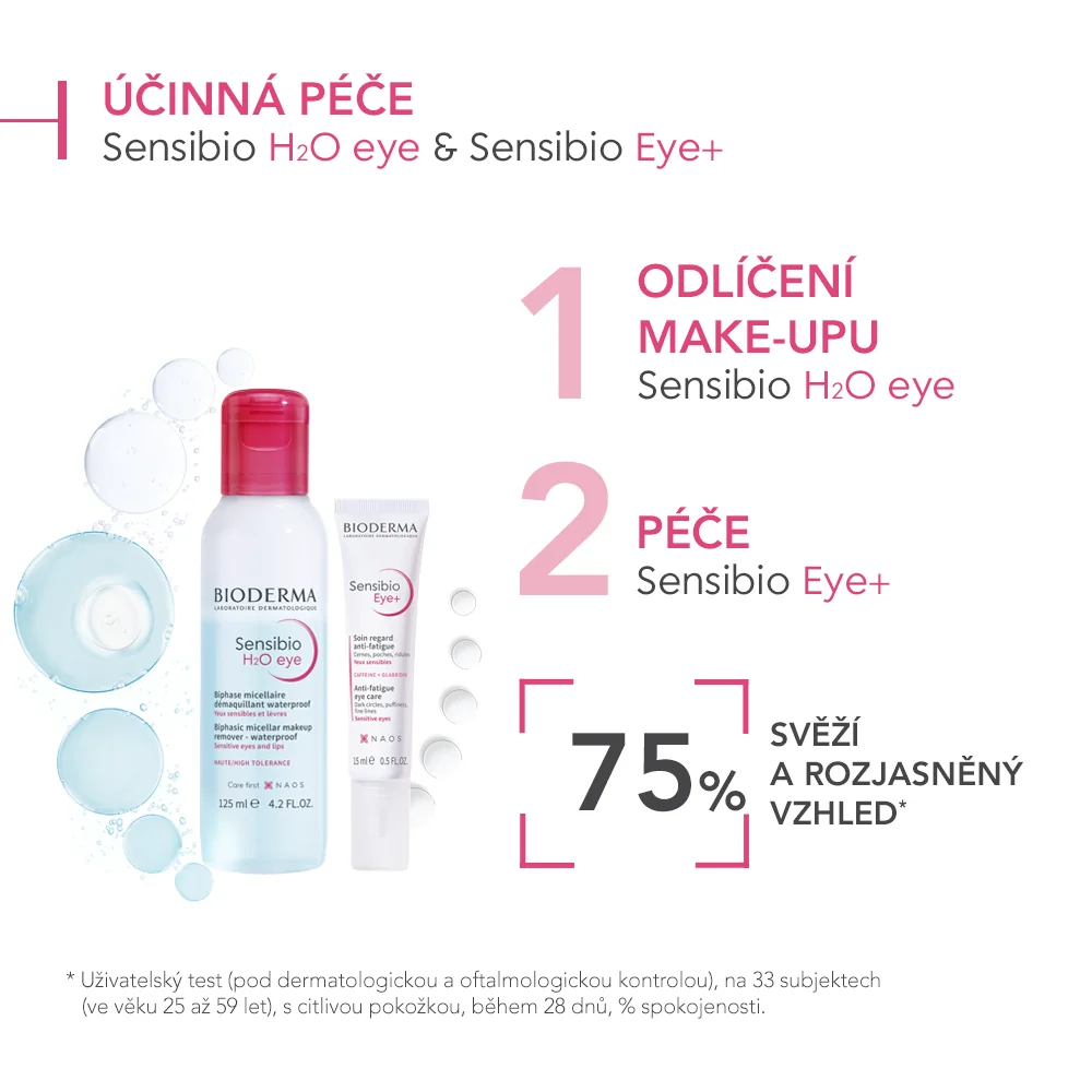 BIODERMA Sensibio Eye+ oční gel-krém 15 ml