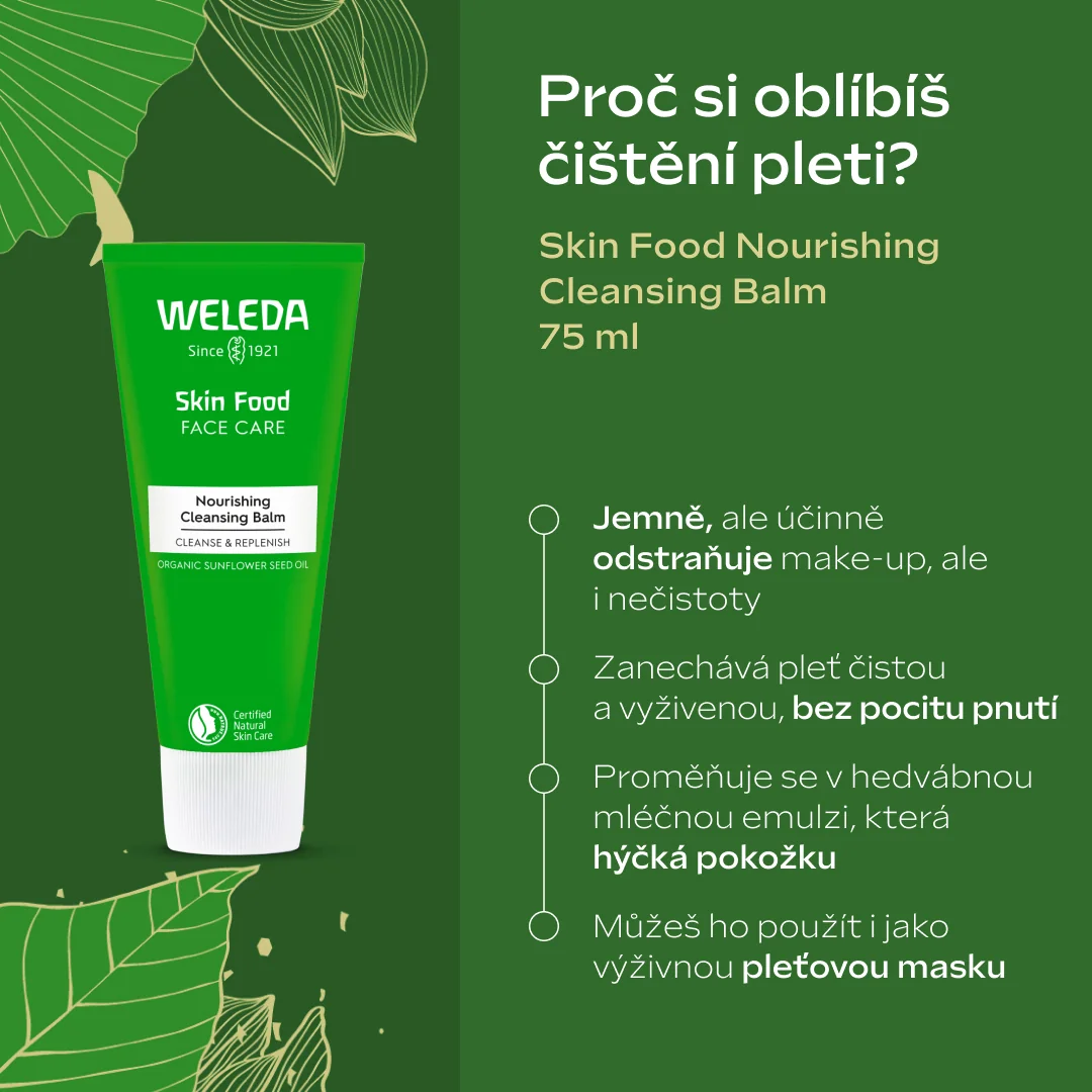 Weleda Skin Food Nourishing Face Care dárkový set 3 ks
