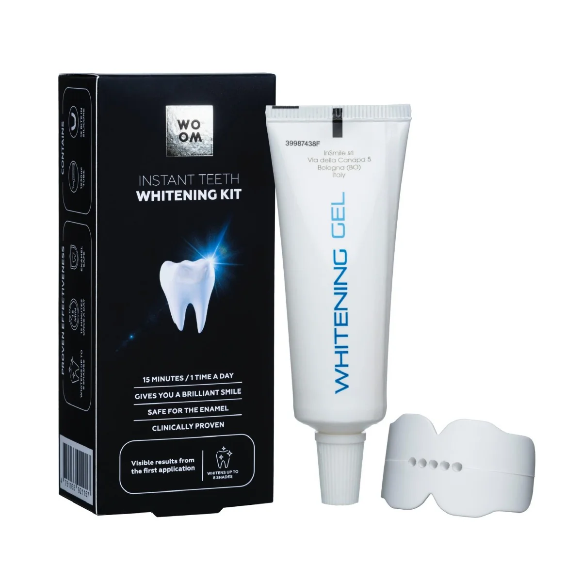 WOOM WHITENING sada na okamžité bělení zubů