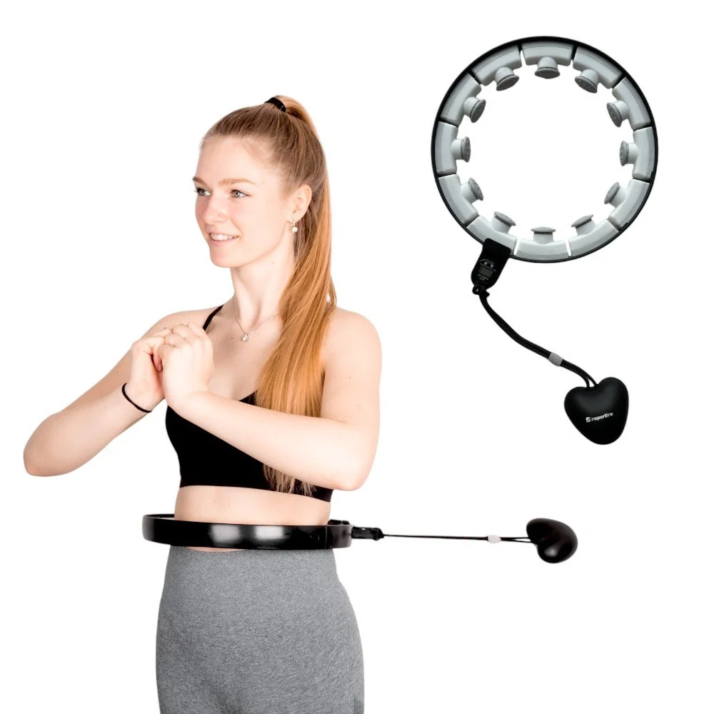 inSPORTline Masážní obruč Weight Hoop Feel 69-108 cm