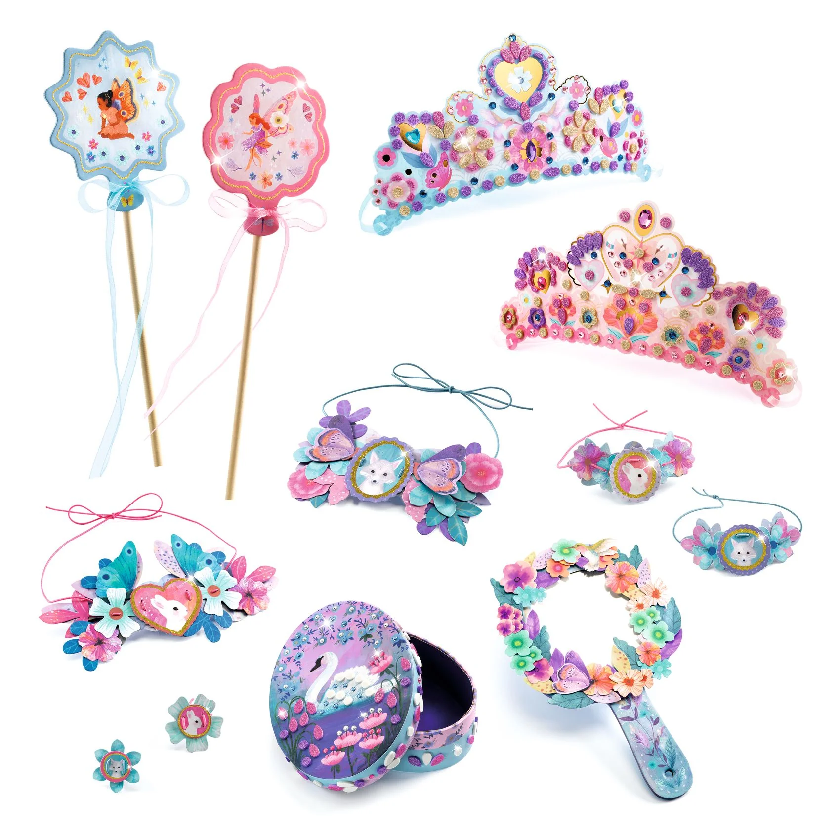 Djeco DIY Velká kreativní sada - Pro princezny
