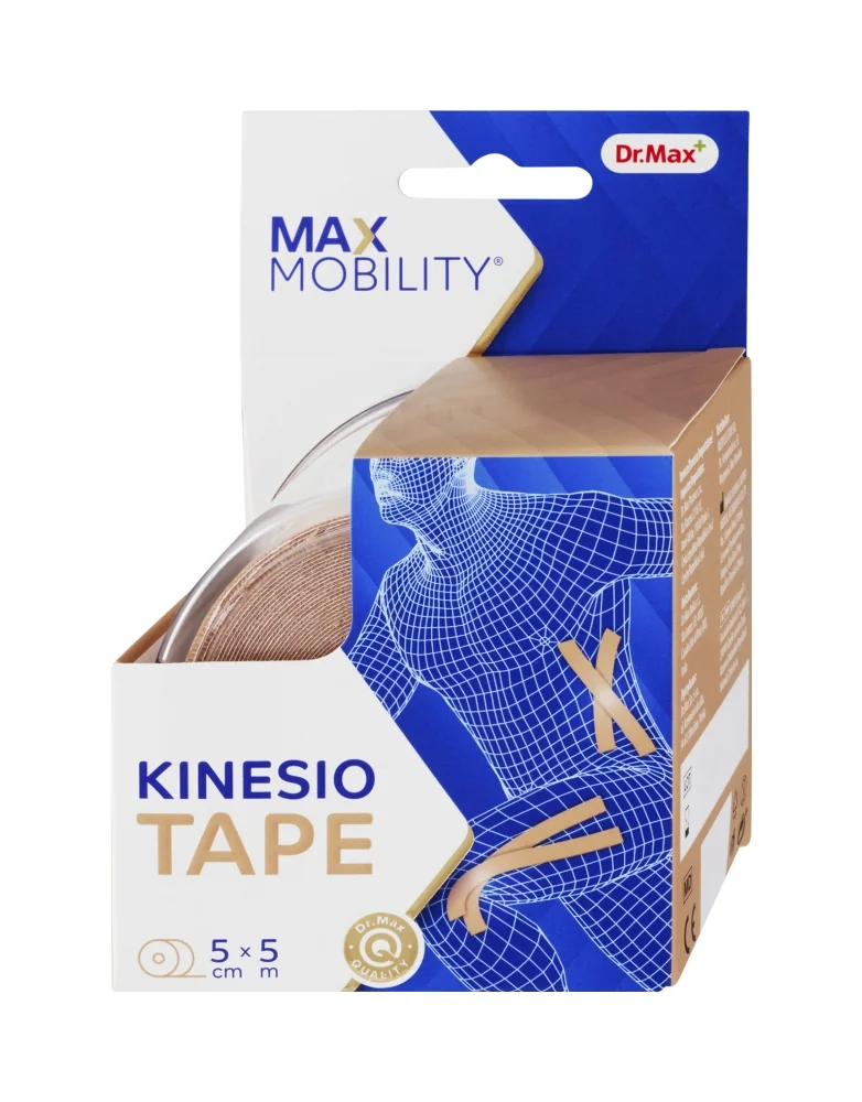 Dr. Max Kinesio Tape Nude 5 cm x 5 m tejpovací páska 1 ks