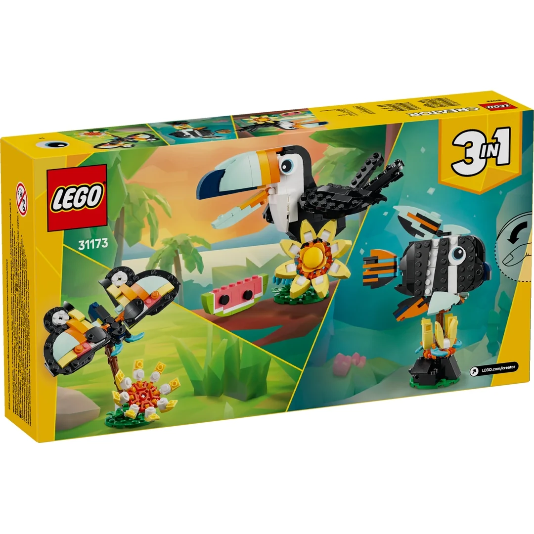 LEGO® Creator 3v1 31173 Divoká zvířata: Tropický tukan