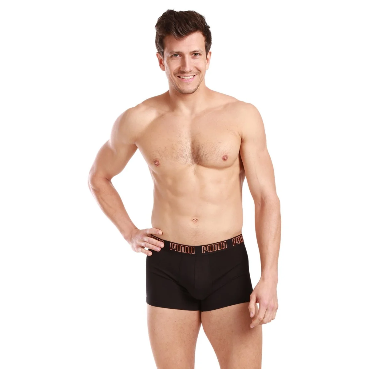 Puma 2PACK pánské boxerky černé (701226388 015) M