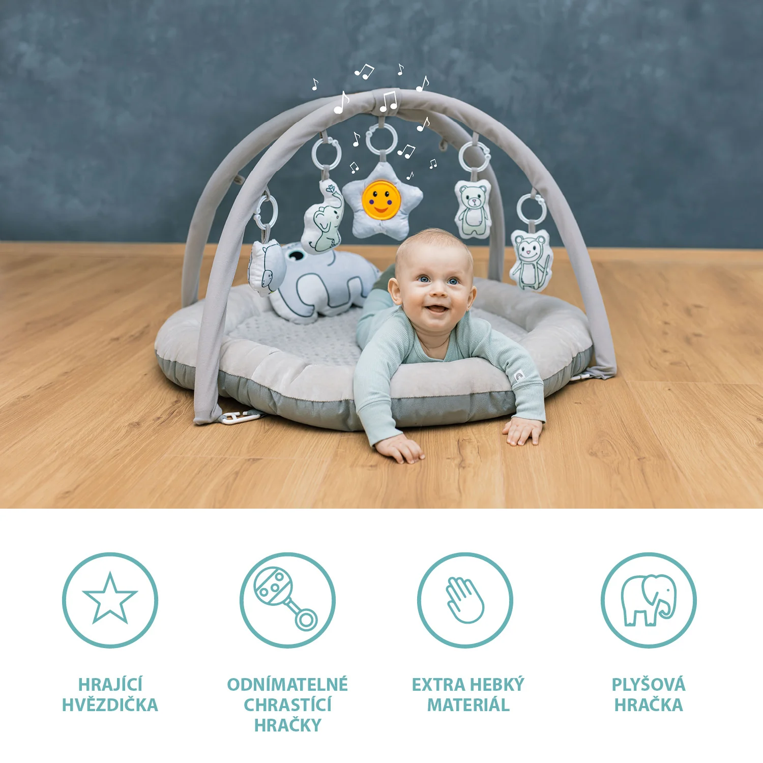 Zopa Hrací deka comfort, Cuddle Pink 1
