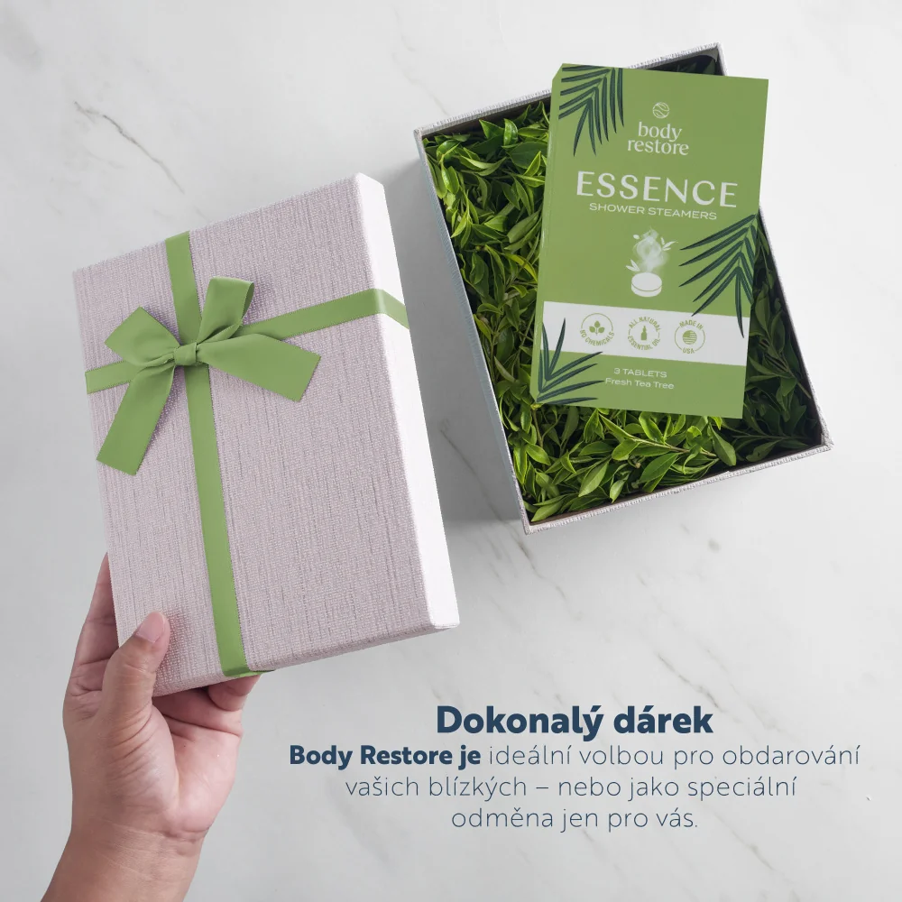 Body Restore Aromatické tablety do sprchy tea tree 3 ks