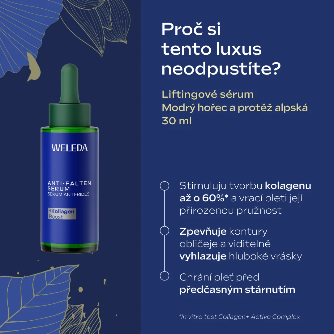Weleda Lifting Face Care Blue Gentian & Edelweiss dárkový set 3 ks