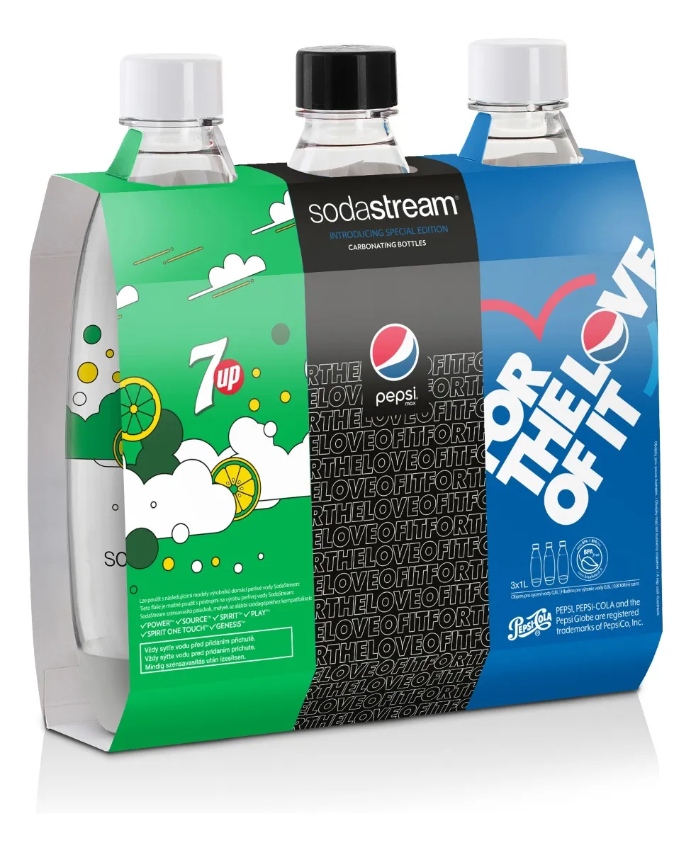 SODASTREAM Lahev Fuse 1 l 3 ks Pepsi