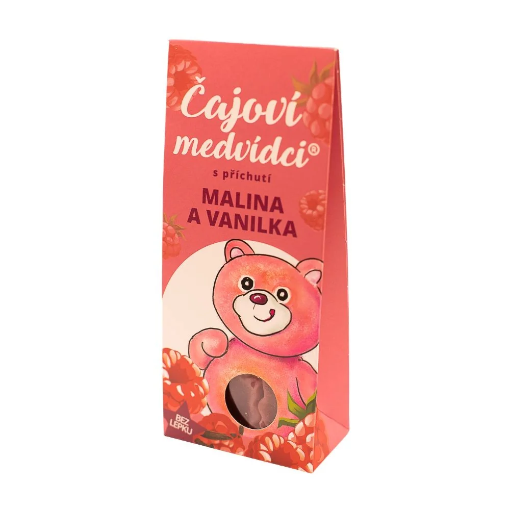 LIPOO Čajoví medvídci malina a vanilka 50 g