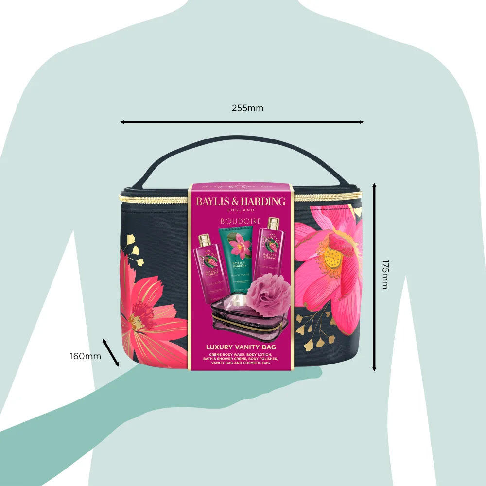 Baylis & Harding Boudoire Sada péče o tělo v taštičce Tropical Paradise 5 ks