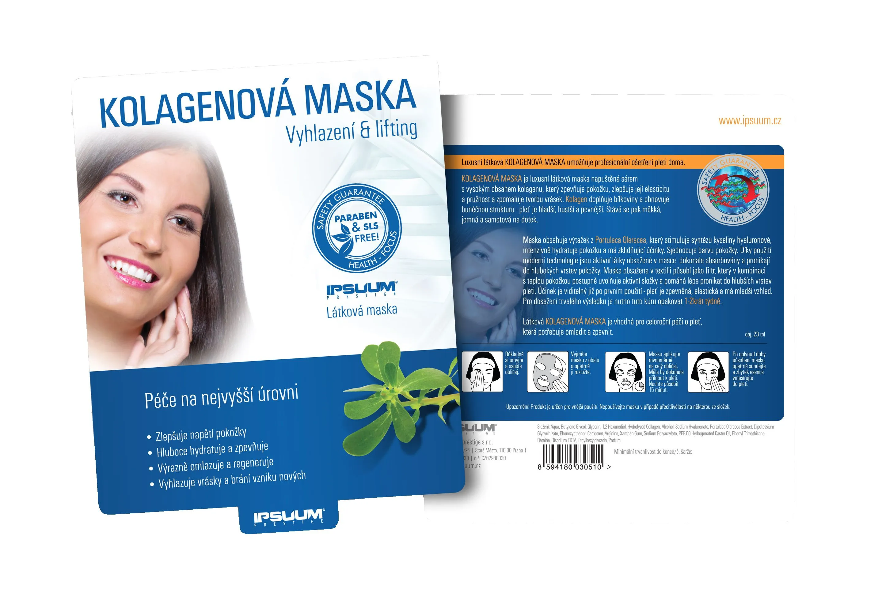 Ipsum prestige Kolagenová maska 23 ml