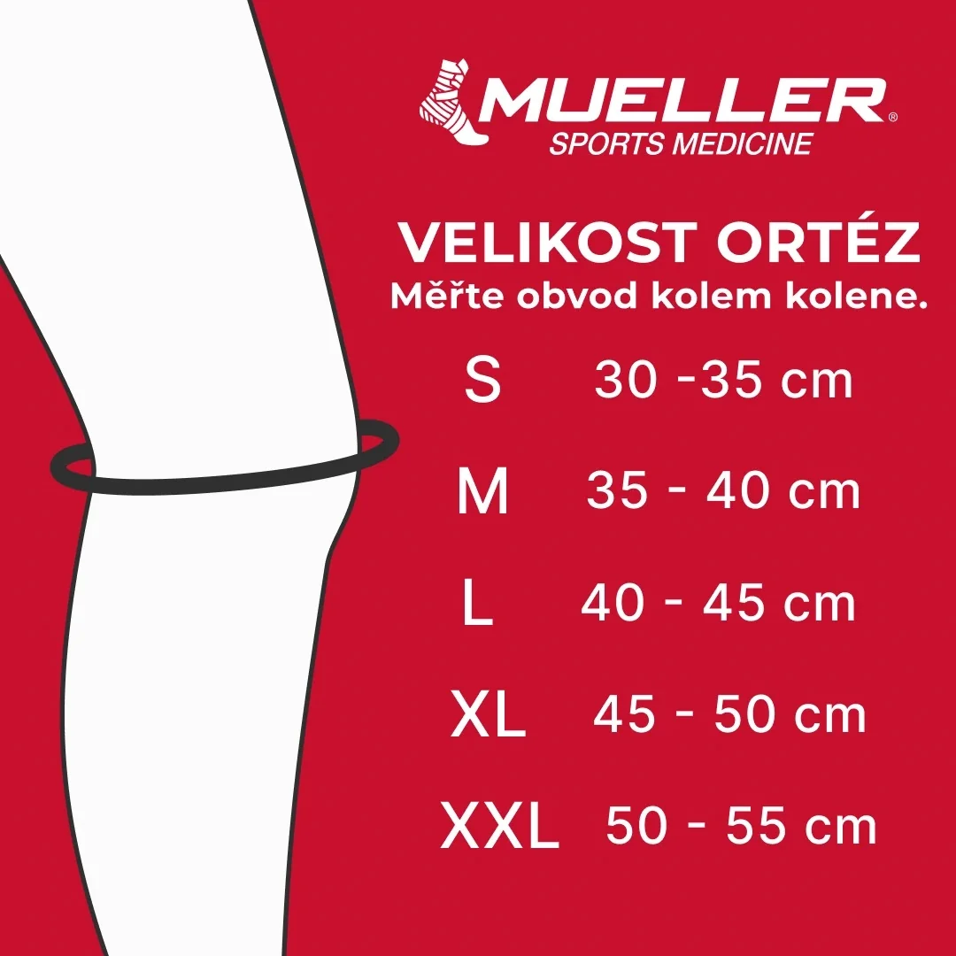 Mueller Open Patella Knee Sleeve, bandáž na koleno, SM