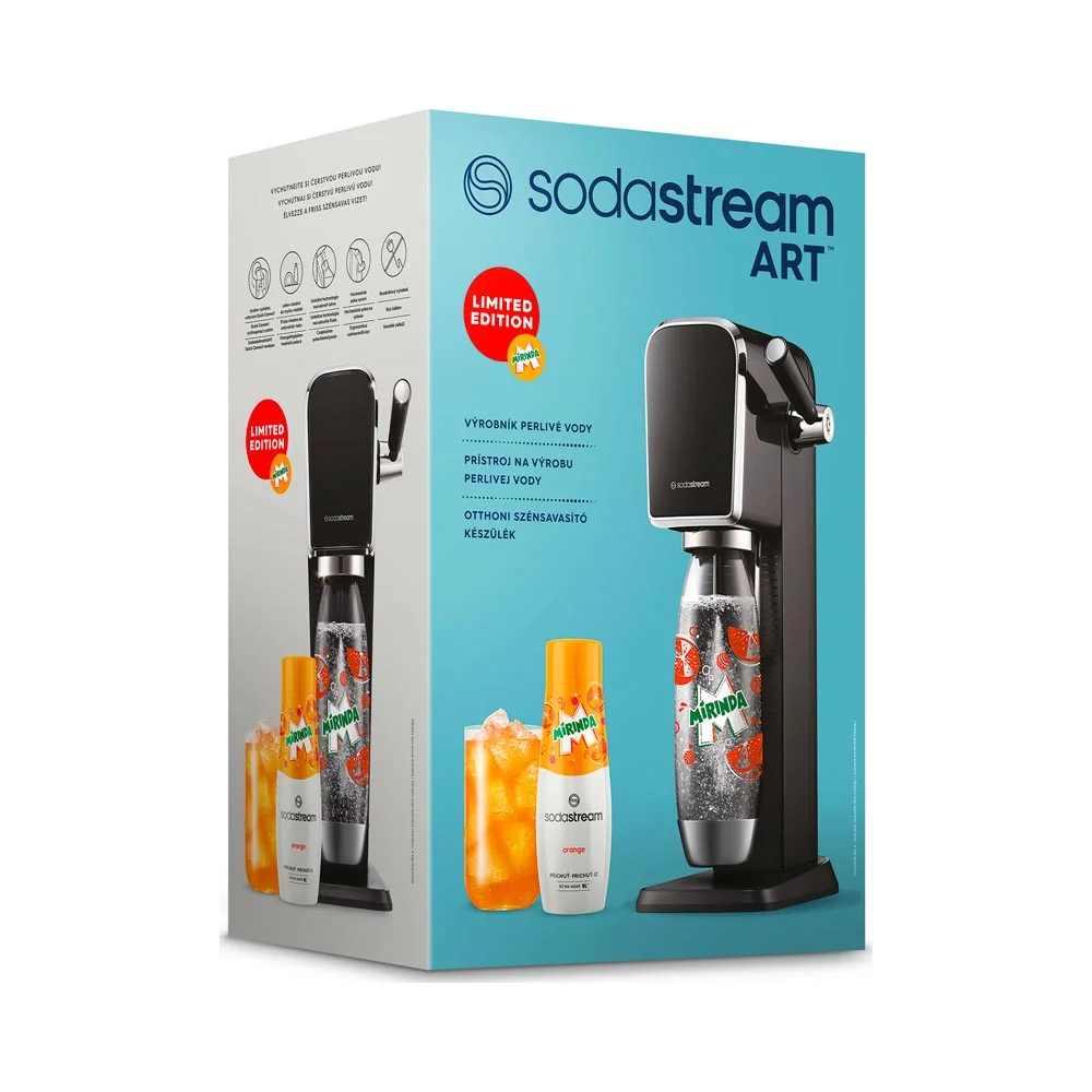 SODASTREAM Art Mirinda Mpack výrobník perlivé vody Black