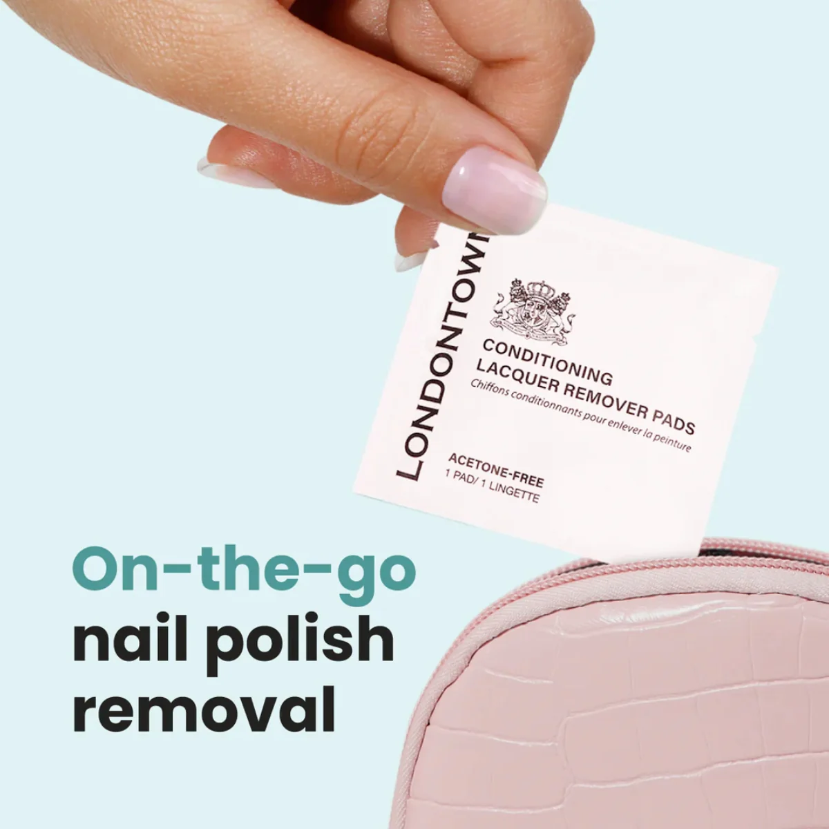 Londontown kur Conditioning Lacquer Remover Pads odlakovací tampony 10 ks