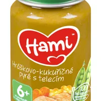 Hami Hráškovo-kukuřičné pyré s telecím 6m+