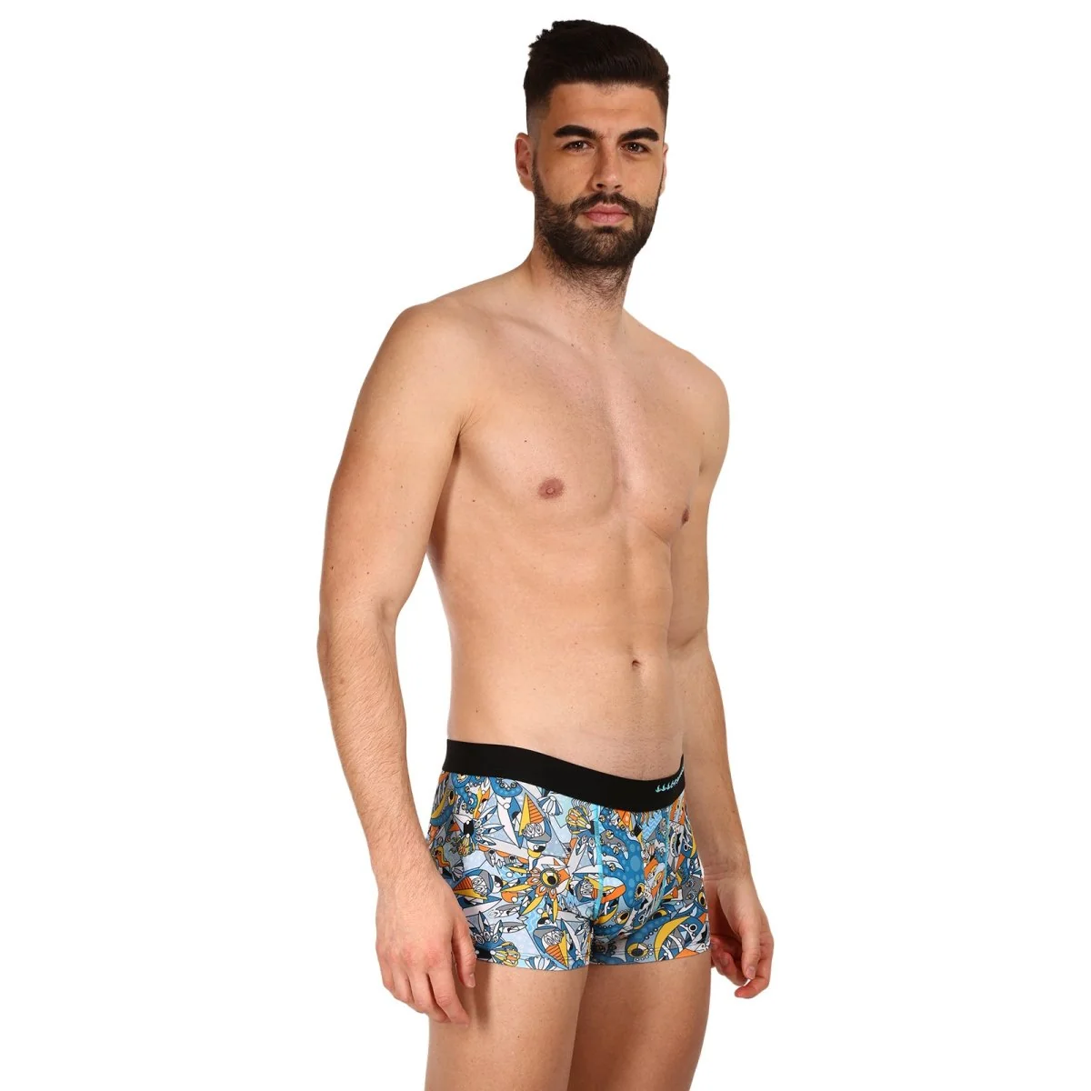 69SLAM Pánské boxerky hip exotic sea mason (MSYEXS-PO) L