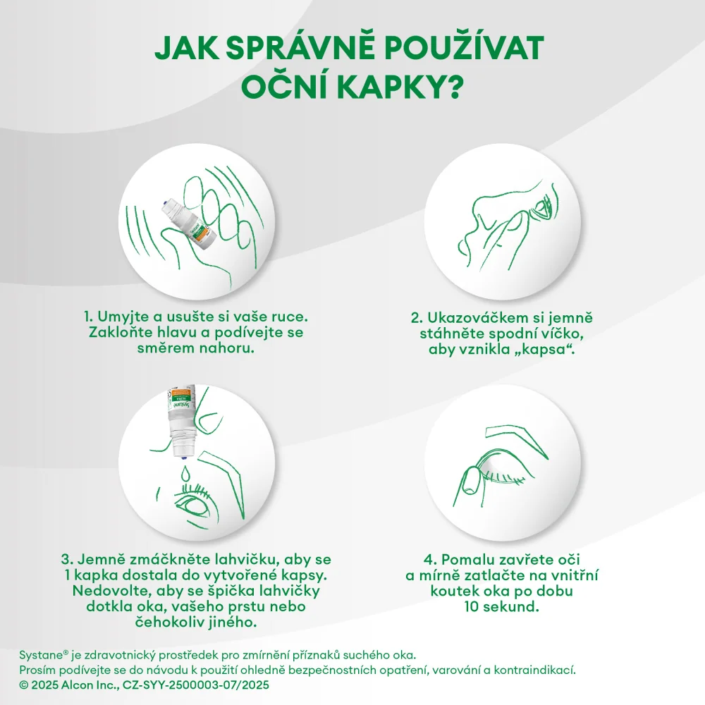 Systane ULTRA bez konzervačních látek zvlhčující oční kapky 10 ml