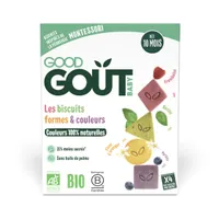 Good Gout BIO Sušenky barvy & tvary 10m+