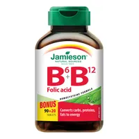 Jamieson Vitamíny B6, B12 a kyselina listová