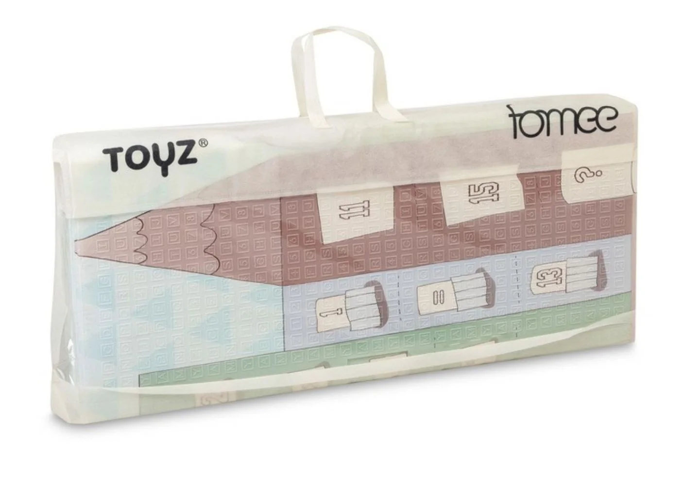 Toyz City Multifunkční pěnová podložka 200×150 cm – oboustranná, taška