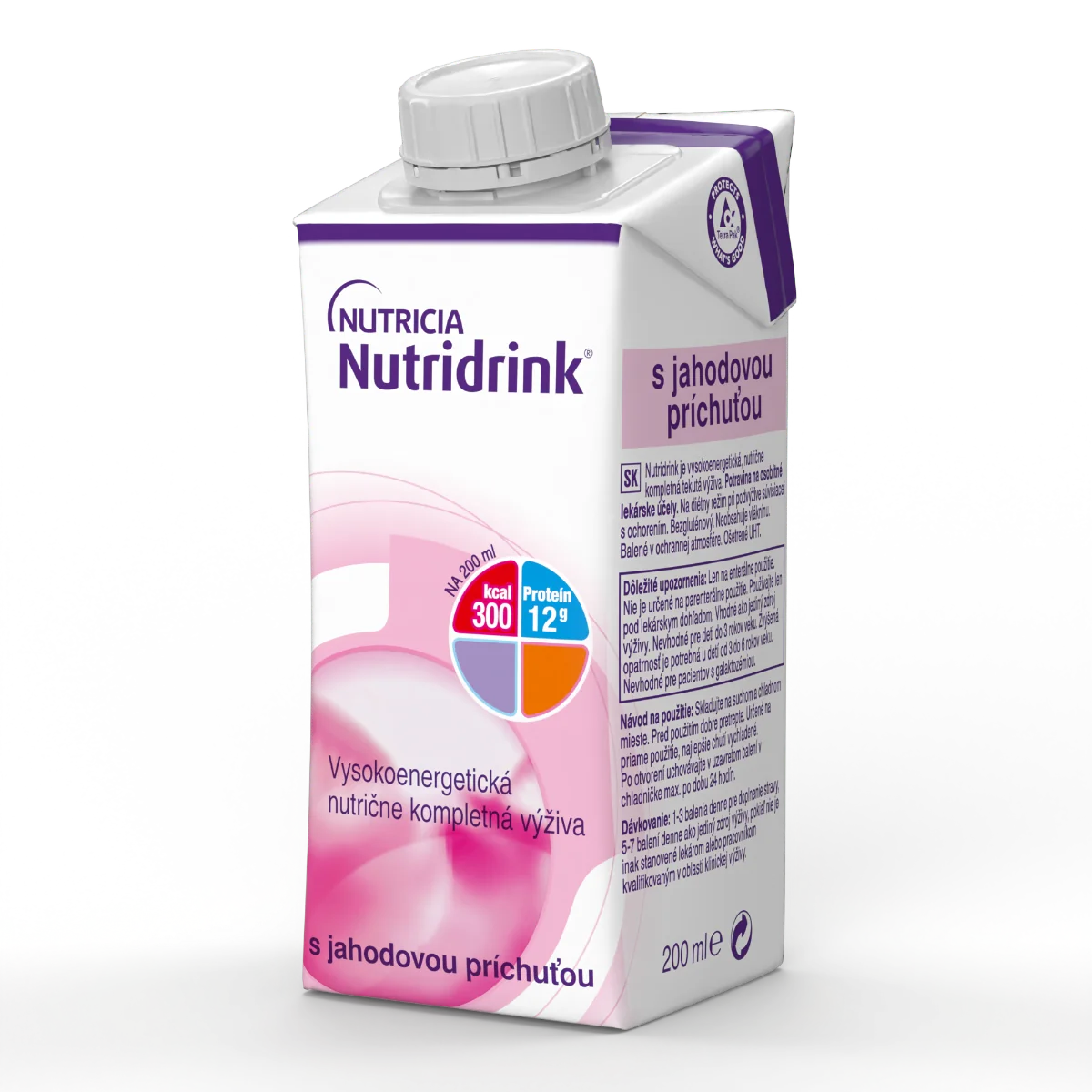 Nutridrink s příchutí jahodovou 200 ml