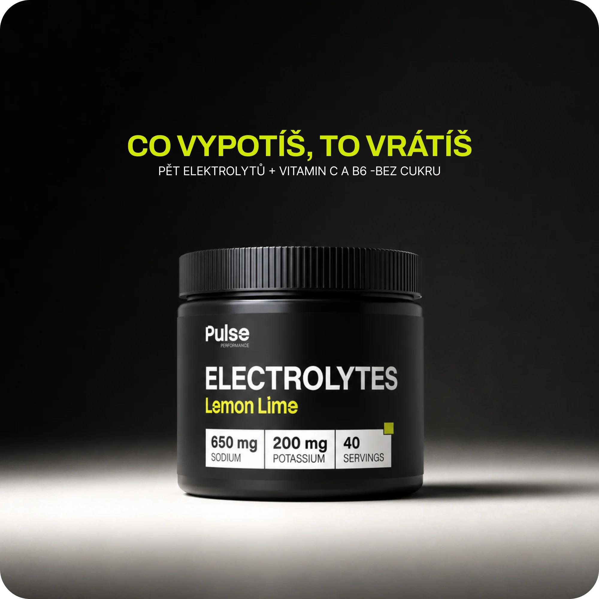 Pulse Performance Elektrolyty Lemon Lime 220 g