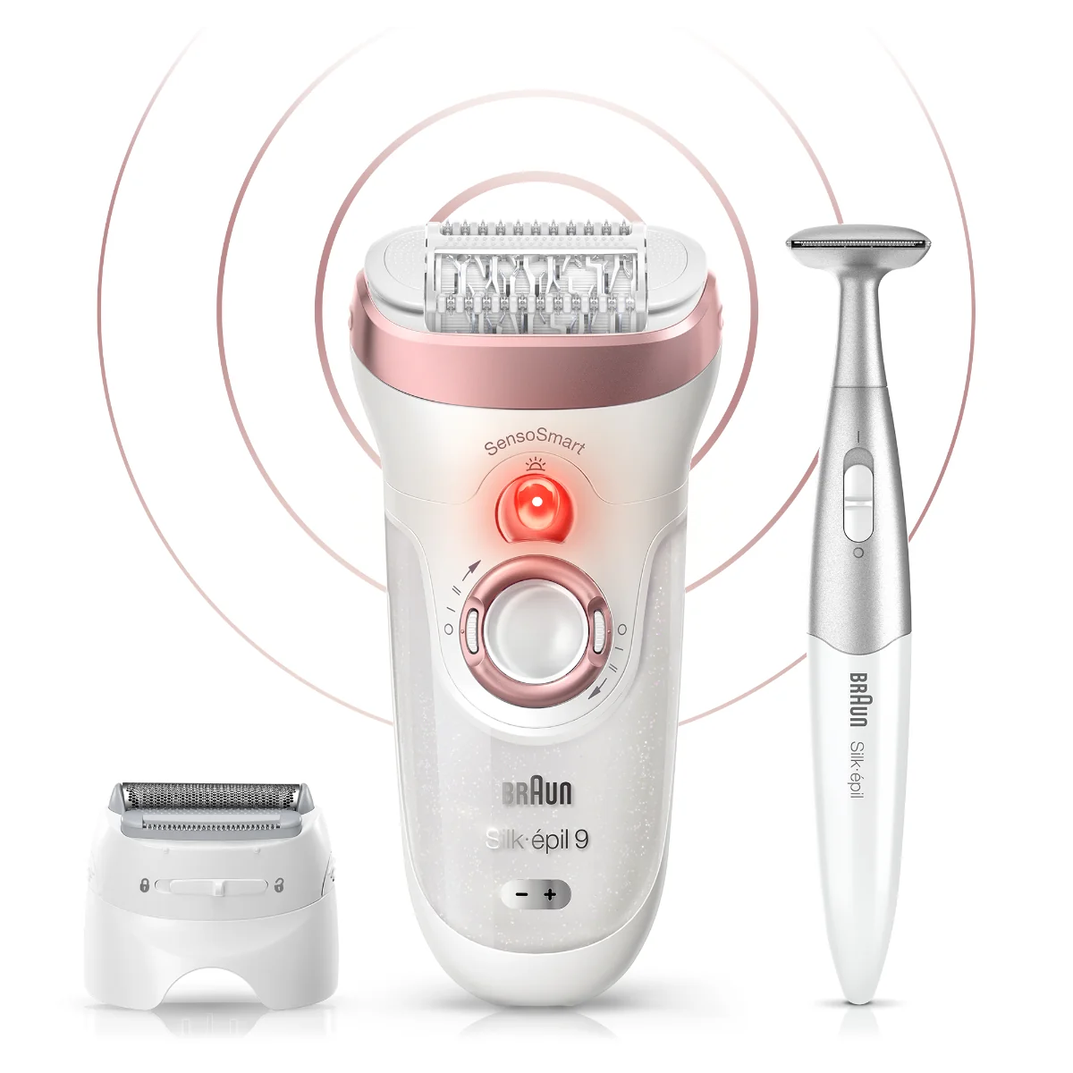 Braun Silk-épil 9-890 Wet&Dry epilátor rose gold
