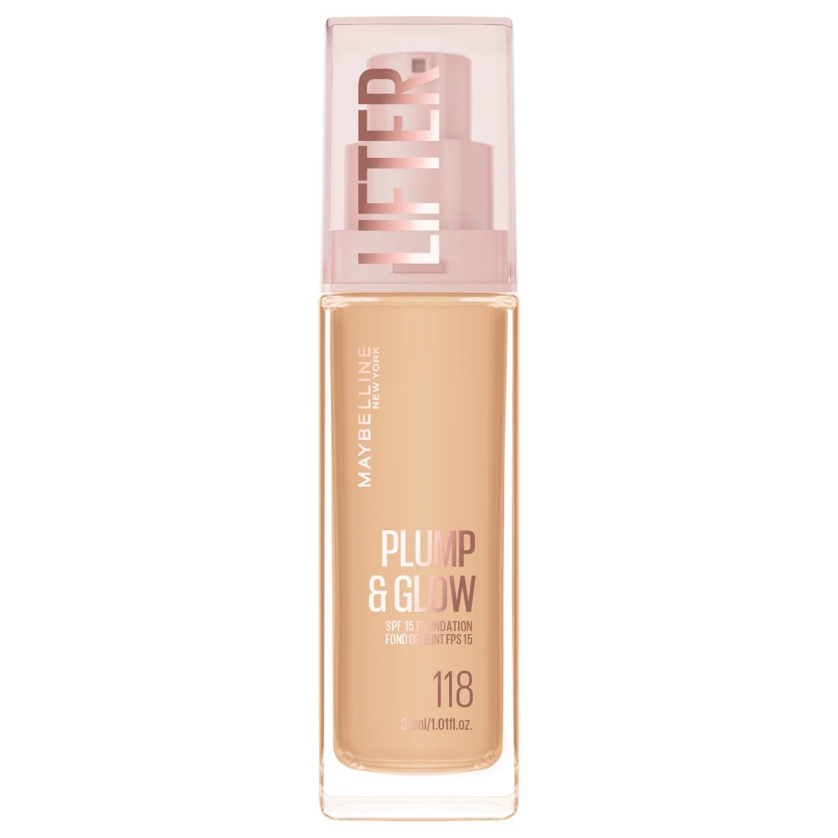 Maybelline Lifter Foundation odstín 118 rozjasňující make-up 30 ml