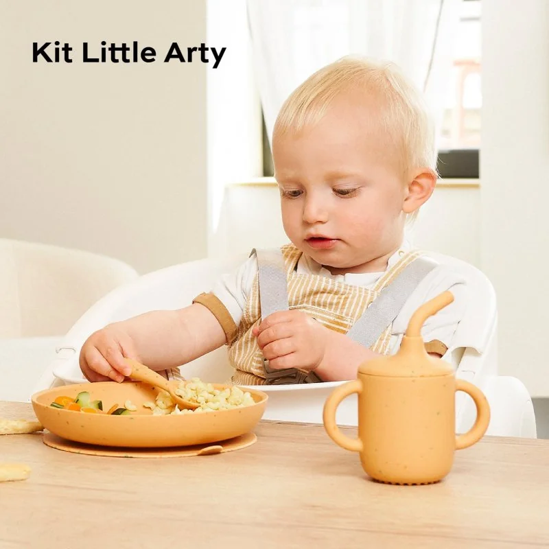 Babymoov silikonová jídelní sada Grown-Up MEAL SET Little Arty