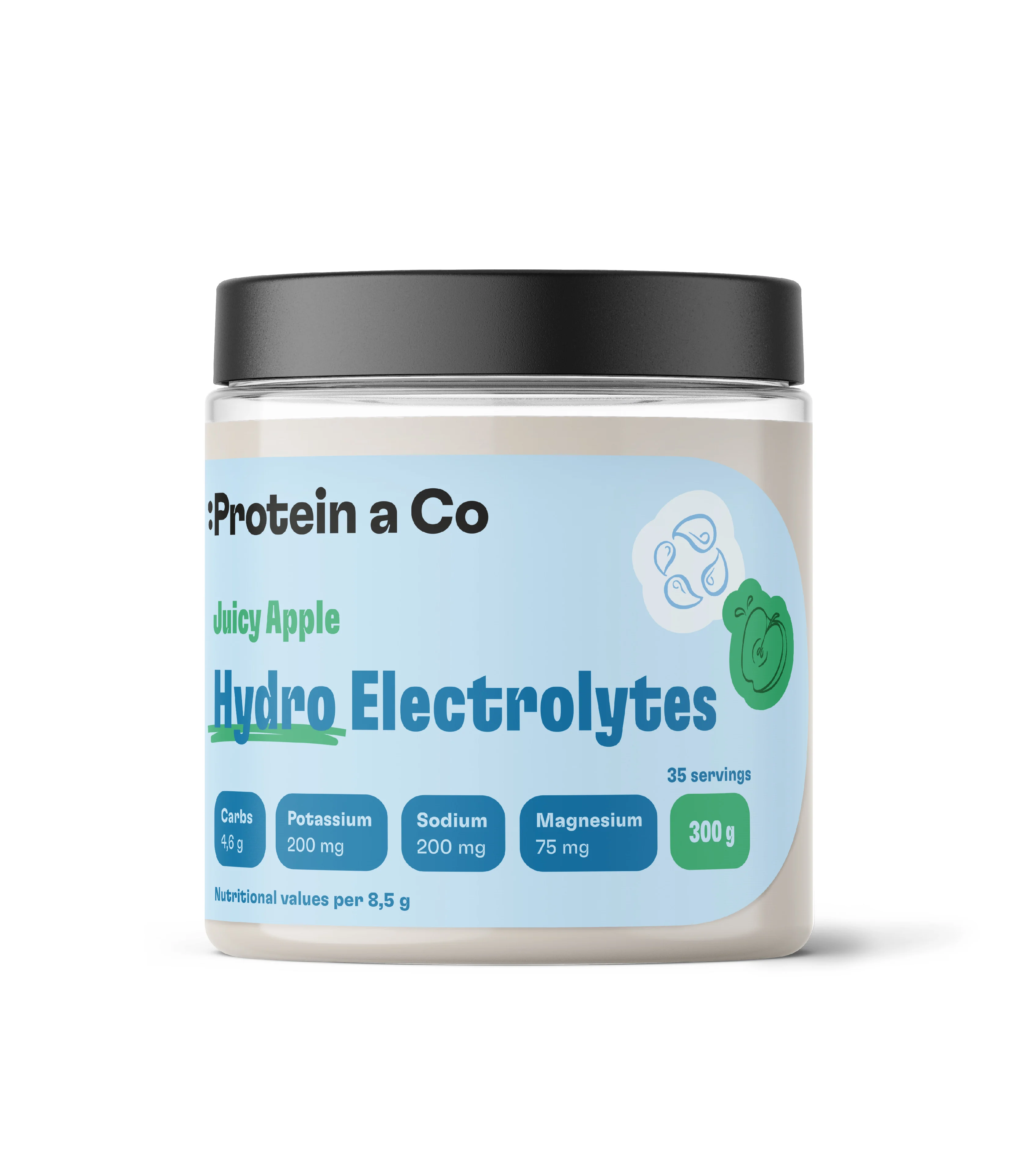 Protein a Co Elektrolyty v prášku pro rychlou hydrataci 300 g, Passion fruit