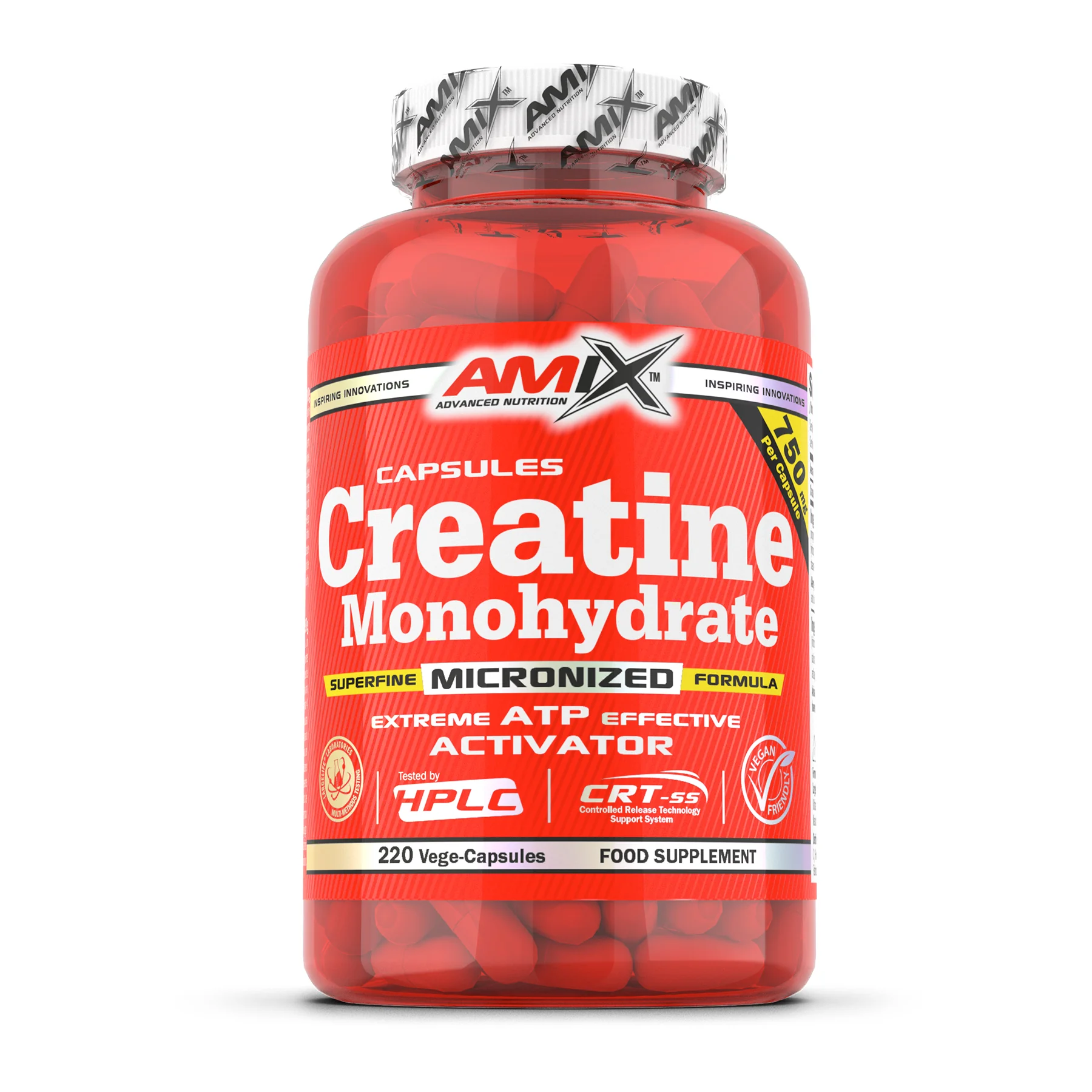 Amix Nutrition Creatine Monohydrate 750mg 220cps
