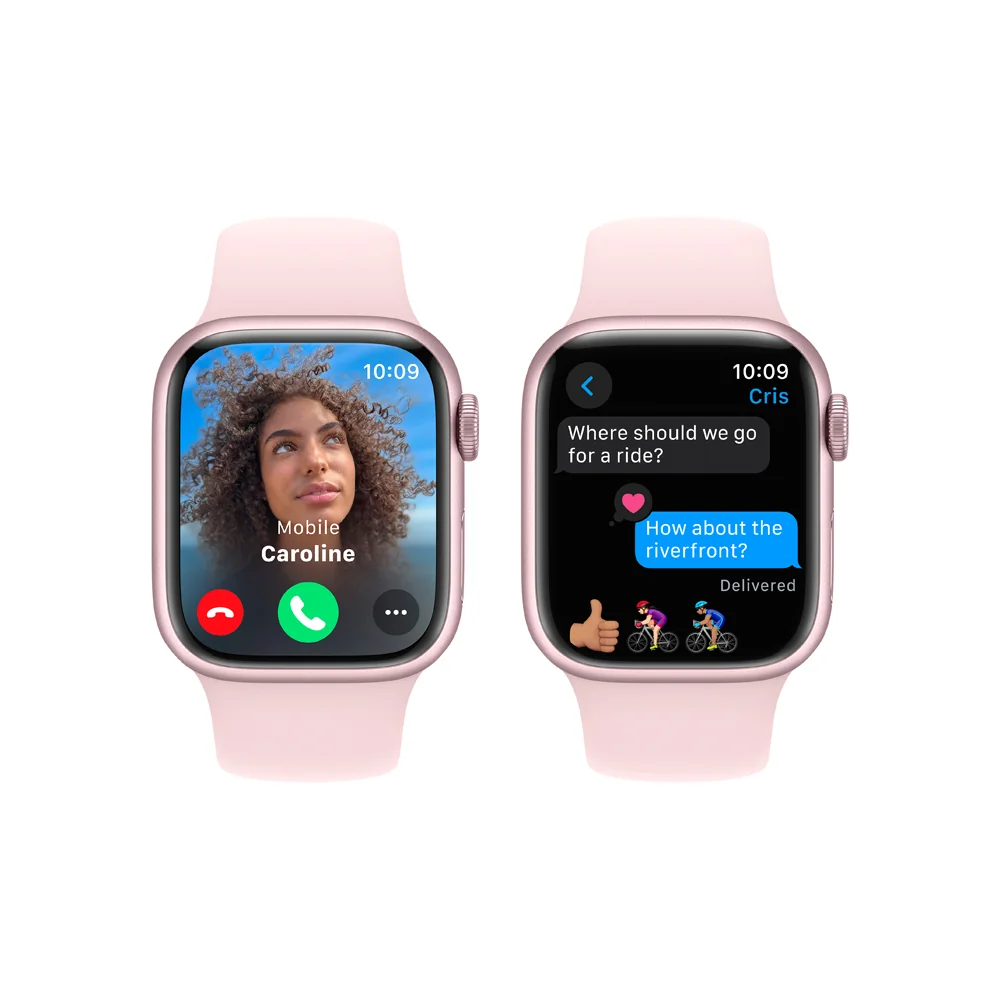Apple Watch S9 41 mm sport band M/L smart hodinky Pink
