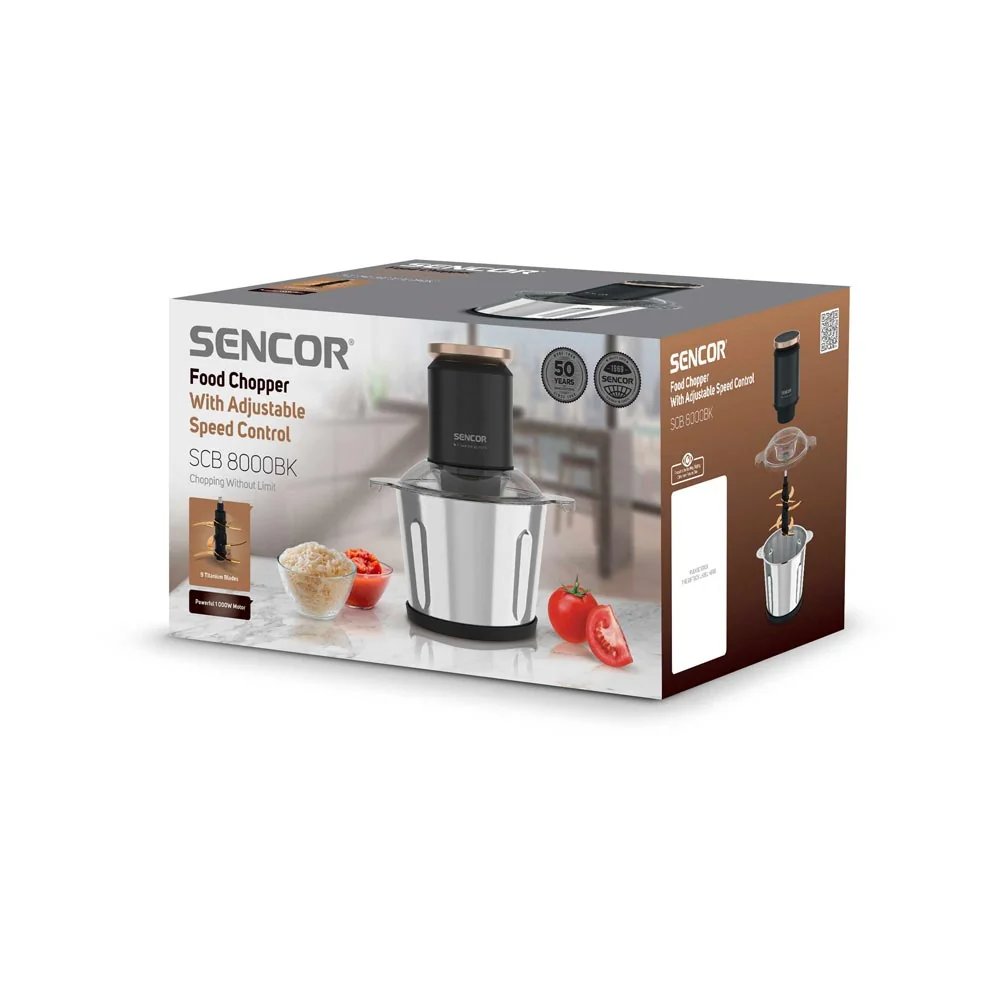 SENCOR SCB 8000BK sekáček potravin