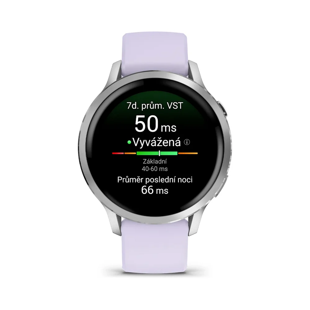 Garmin Venu 4 41 mm chytré hodinky Silver/Periwinkle