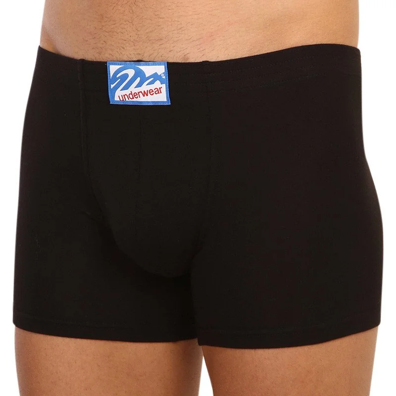 Styx Pánské boxerky long klasická guma černé (F961) S