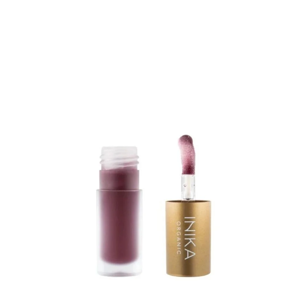 Inika Organic Tónovaný olej na rty s kolagenem a skvalanem Mulberry 5 ml