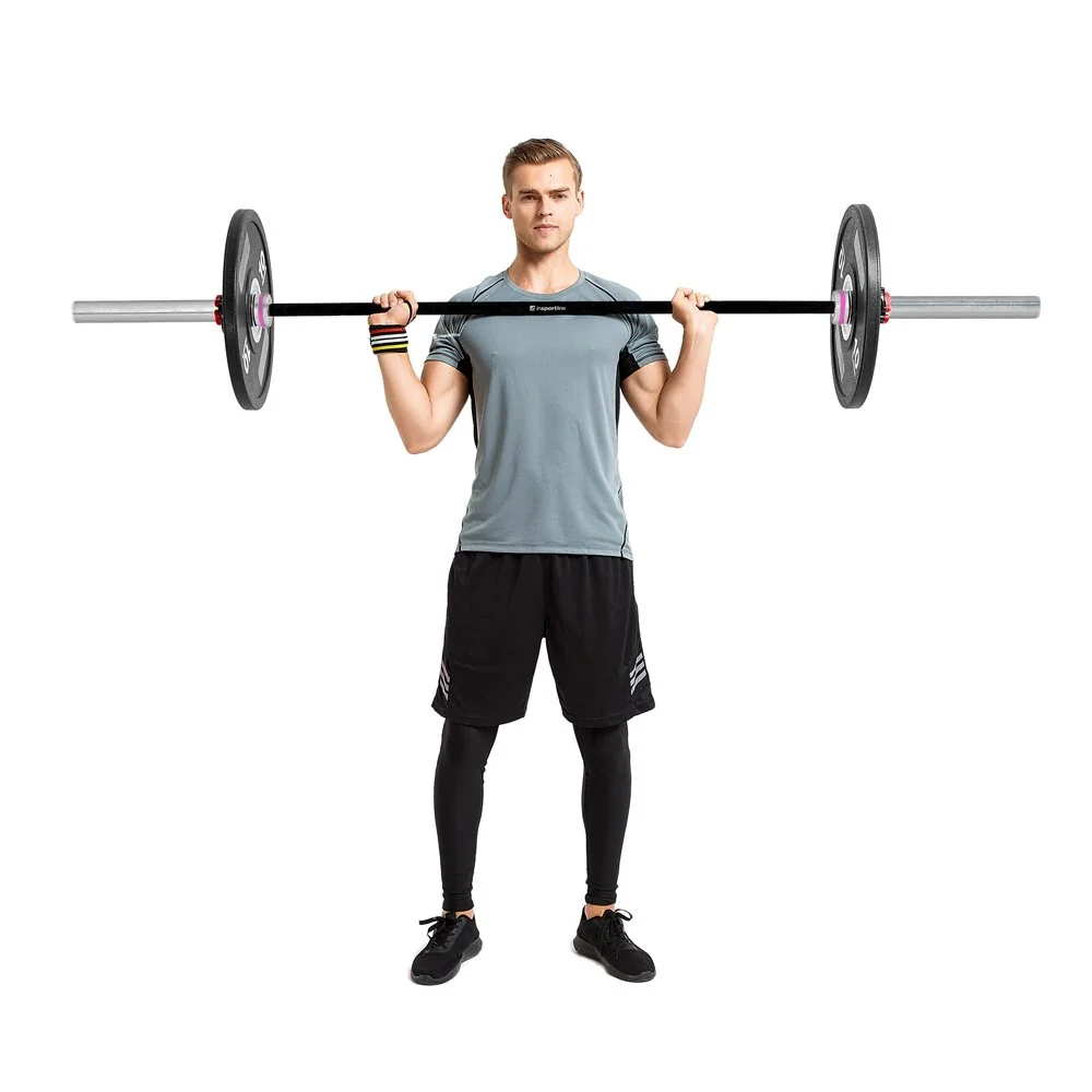 inSPORTline Vzpěračská tyč OLYMPIC OB-86 WTBH4 201cm/50mm 15kg, do 225 kg, bez objímek