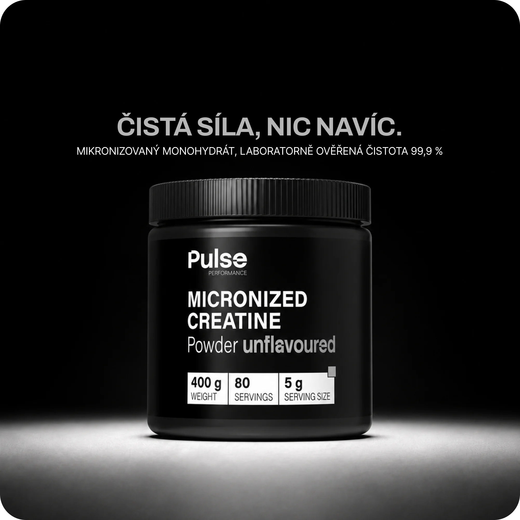 Pulse Performance Micronized Creatine 400 g