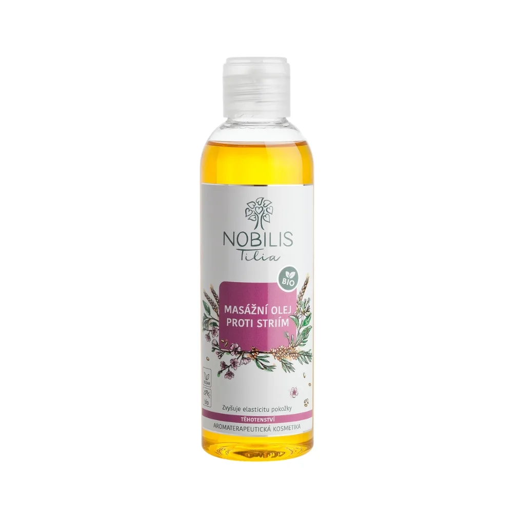Nobilis Tilia BIO Masážní olej proti striím 200 ml