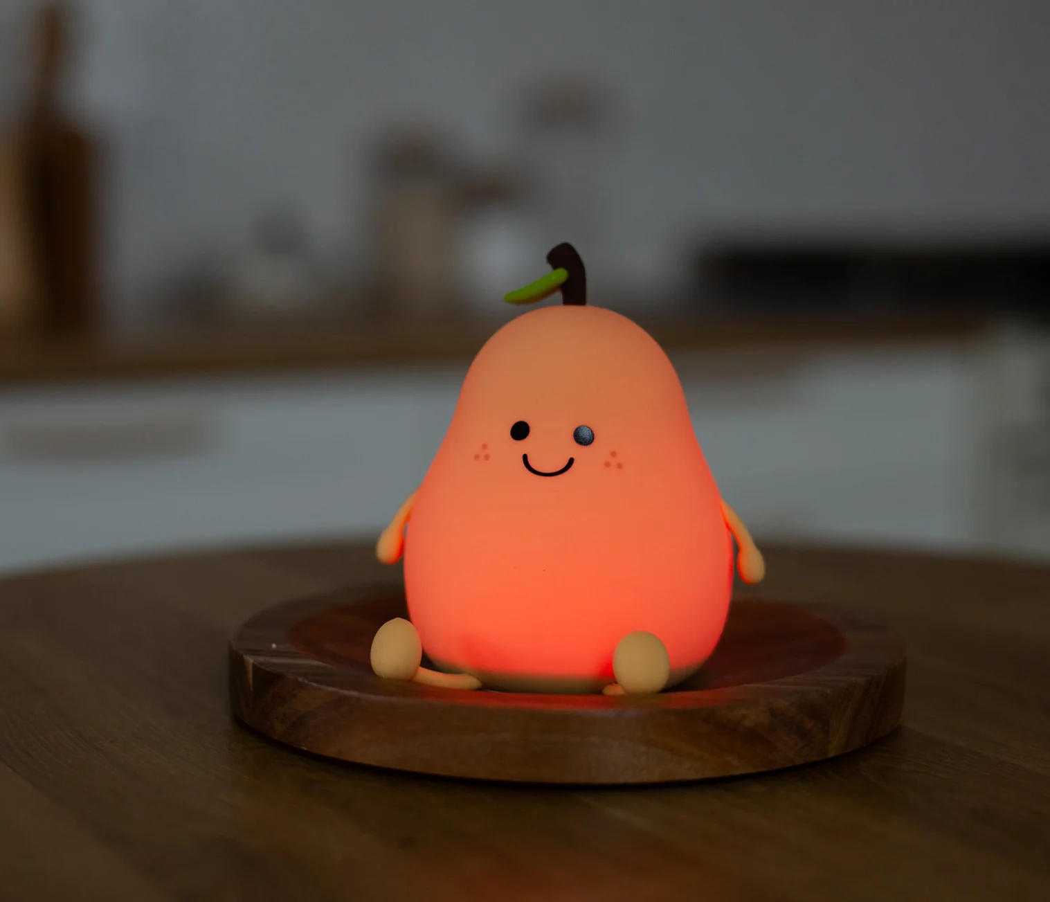 MARY’S LED silikonová noční lampička RGB - hruška