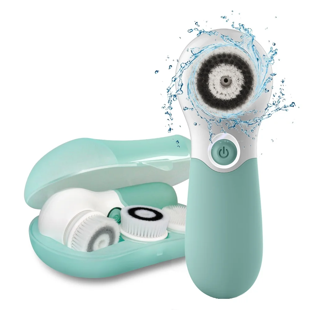 TOUCHBeauty 14838 Čisticí kartáč na pleť 3v1 zelený