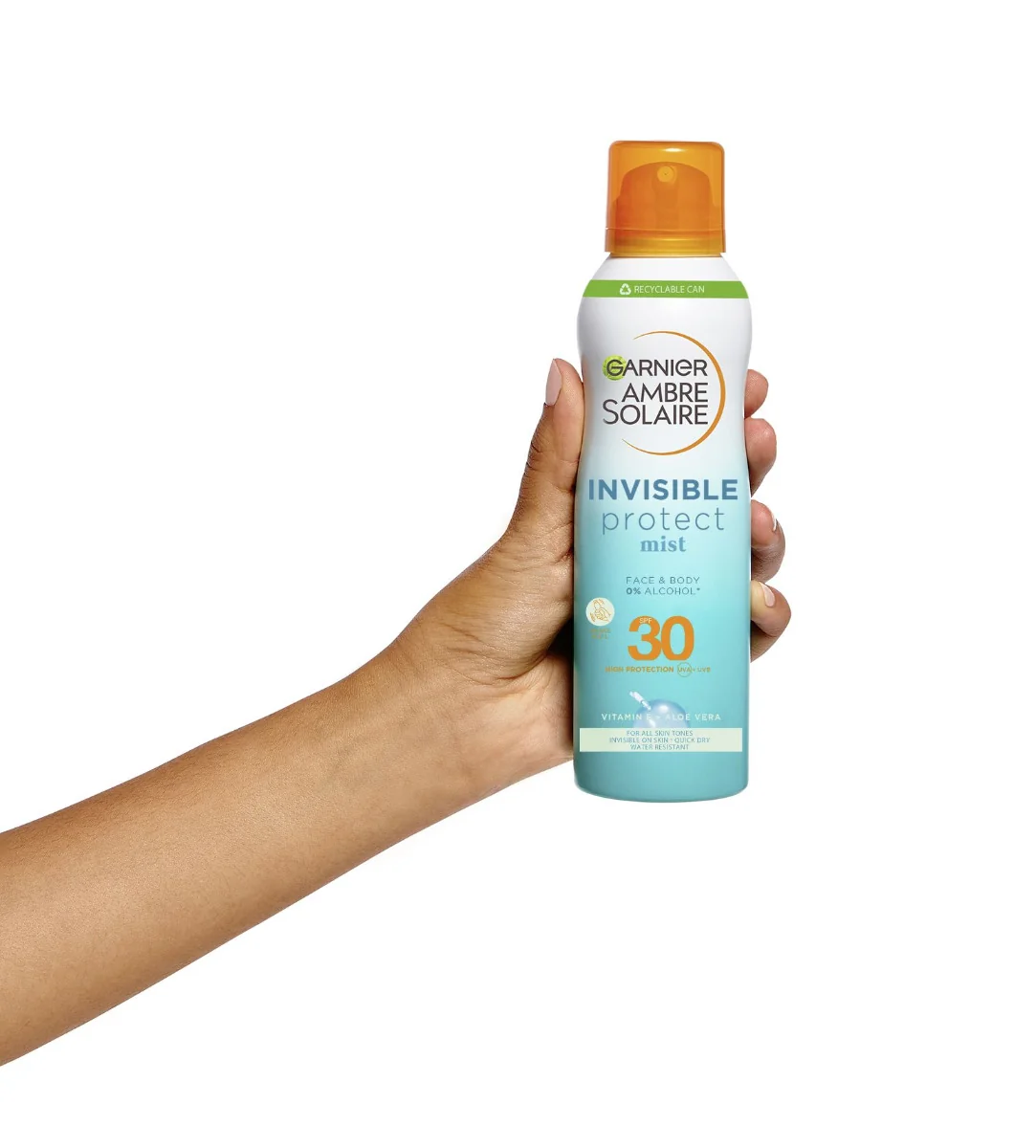 Garnier Ambre Solaire Invisible Protect Mlha na opalování SPF30 200 ml