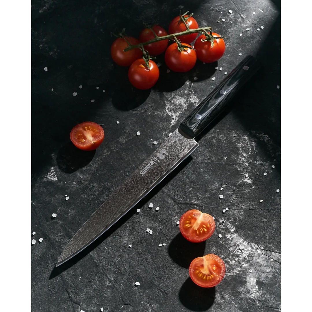 Samura DAMASCUS 67 Plátkovací nůž 19 cm (Micarta) (SD67-0045M)