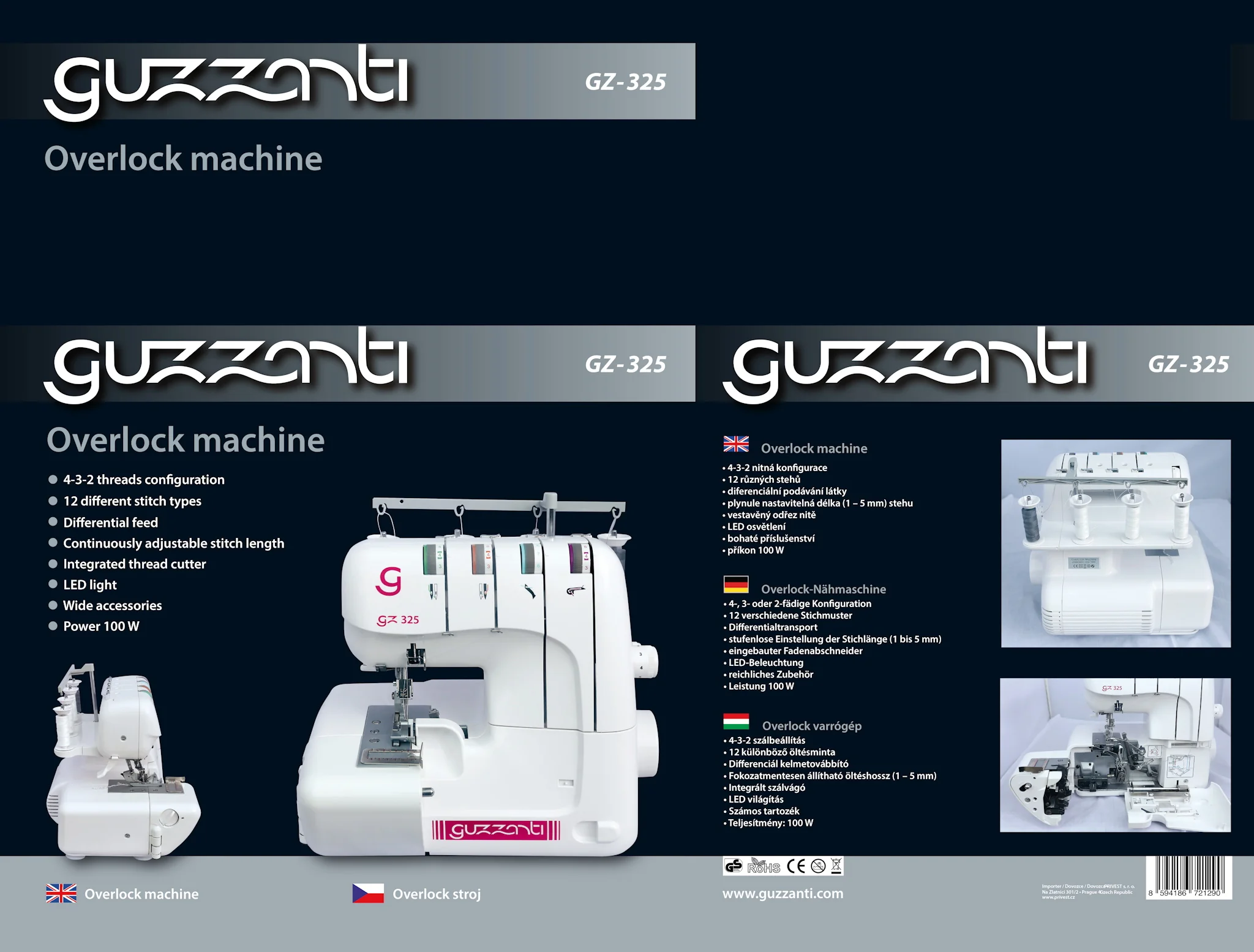 GUZZANTI Overlock GZ 325
