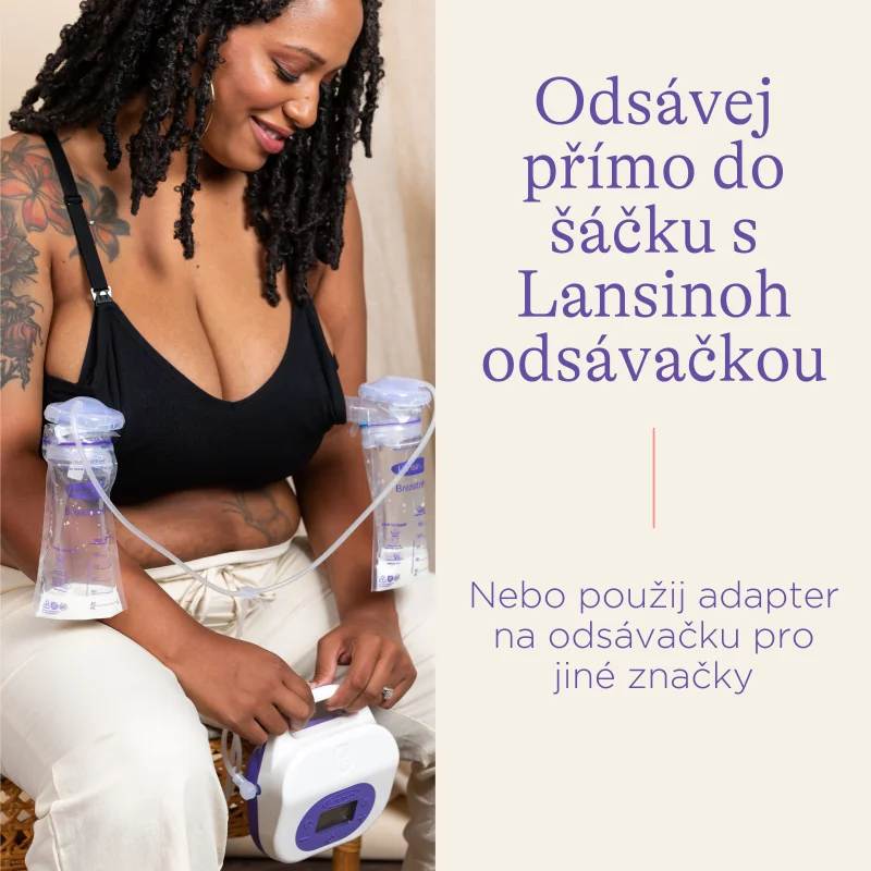 Lansinoh sáčky na skladování mateřského mléka 25ks
