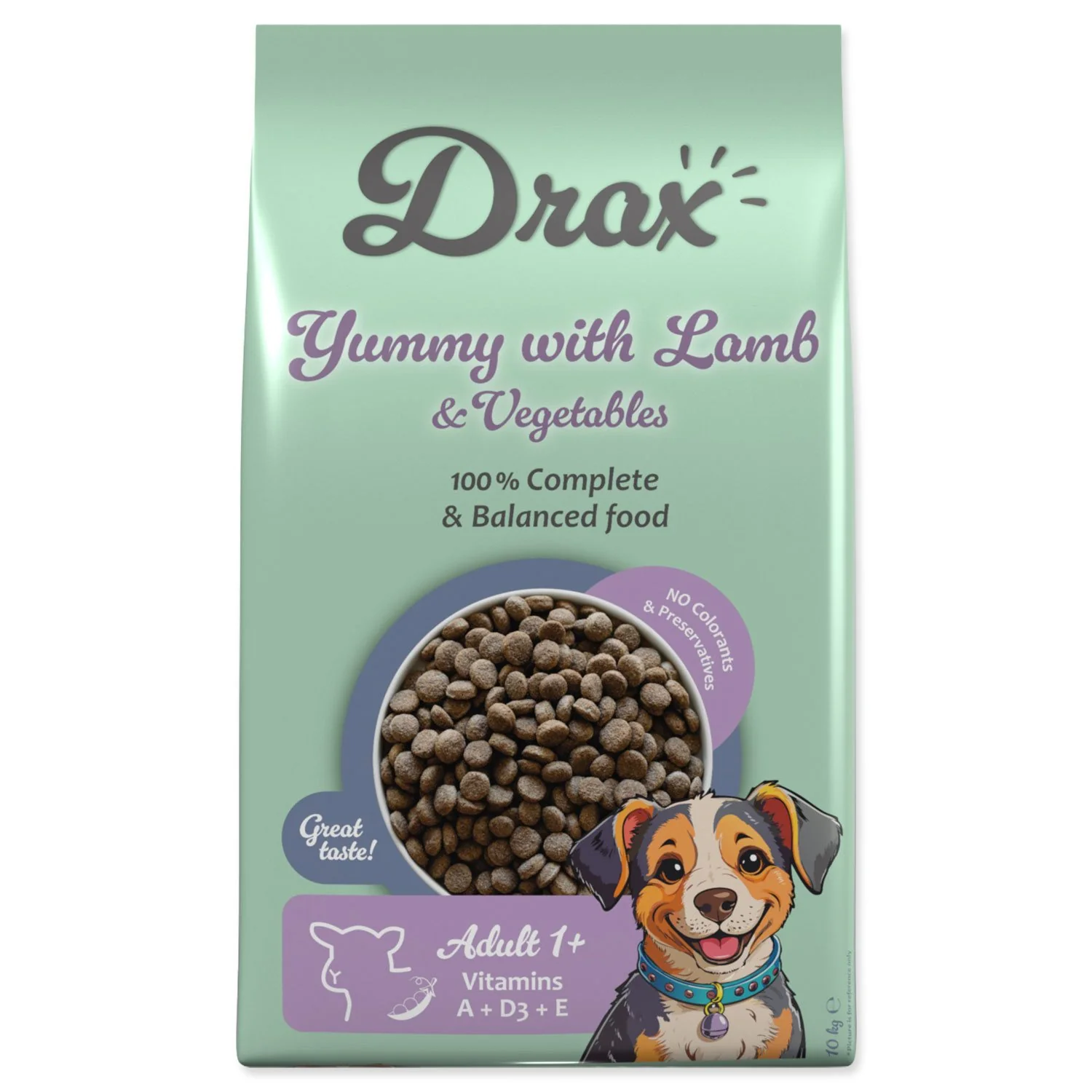 Drax Krmivo Adult s jehněčím a se zeleninou 10kg