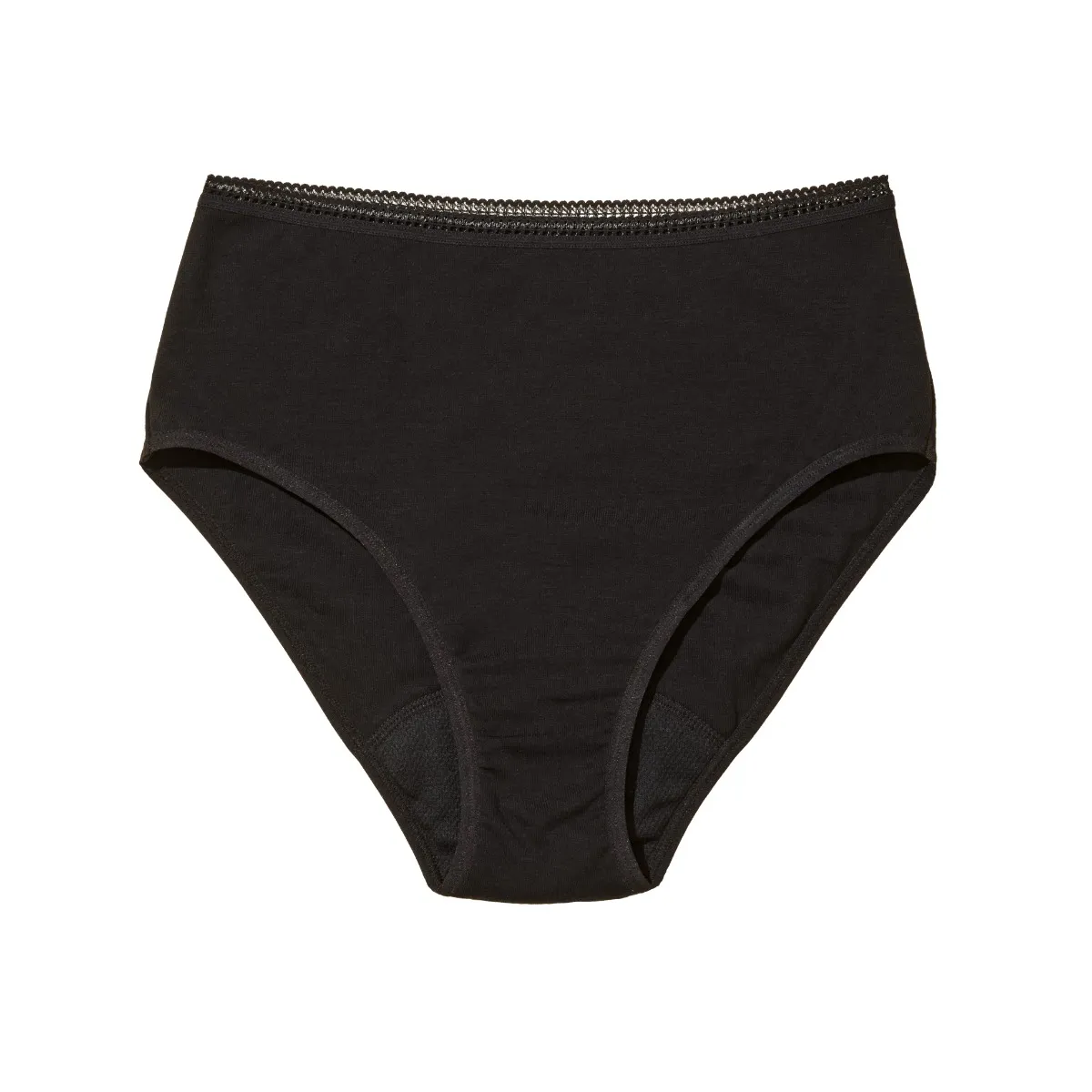 AllMatters Menstruační kalhotky s vysokým pasem vel. S 1 ks černé