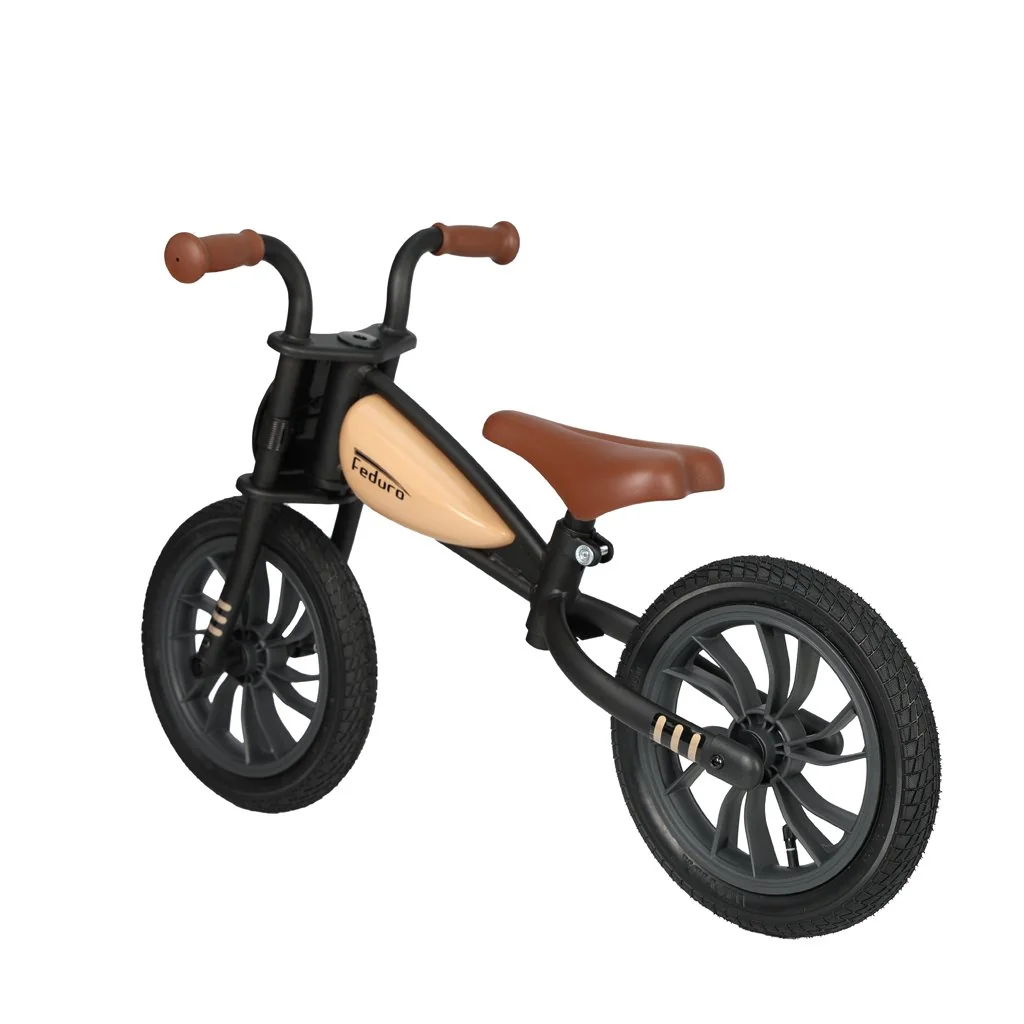 QPlay Odrážedlo Feduro Beige, věk 3-6 let, do 30 kg
